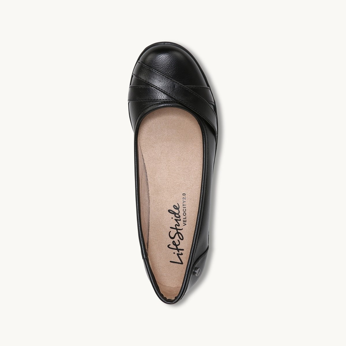 lifestride black patent flats