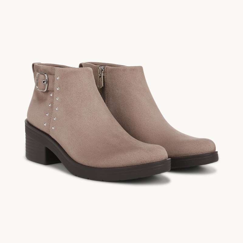 Bzees Other Half Ankle Bootie Boots (Latte Fabric) 8.5 M
