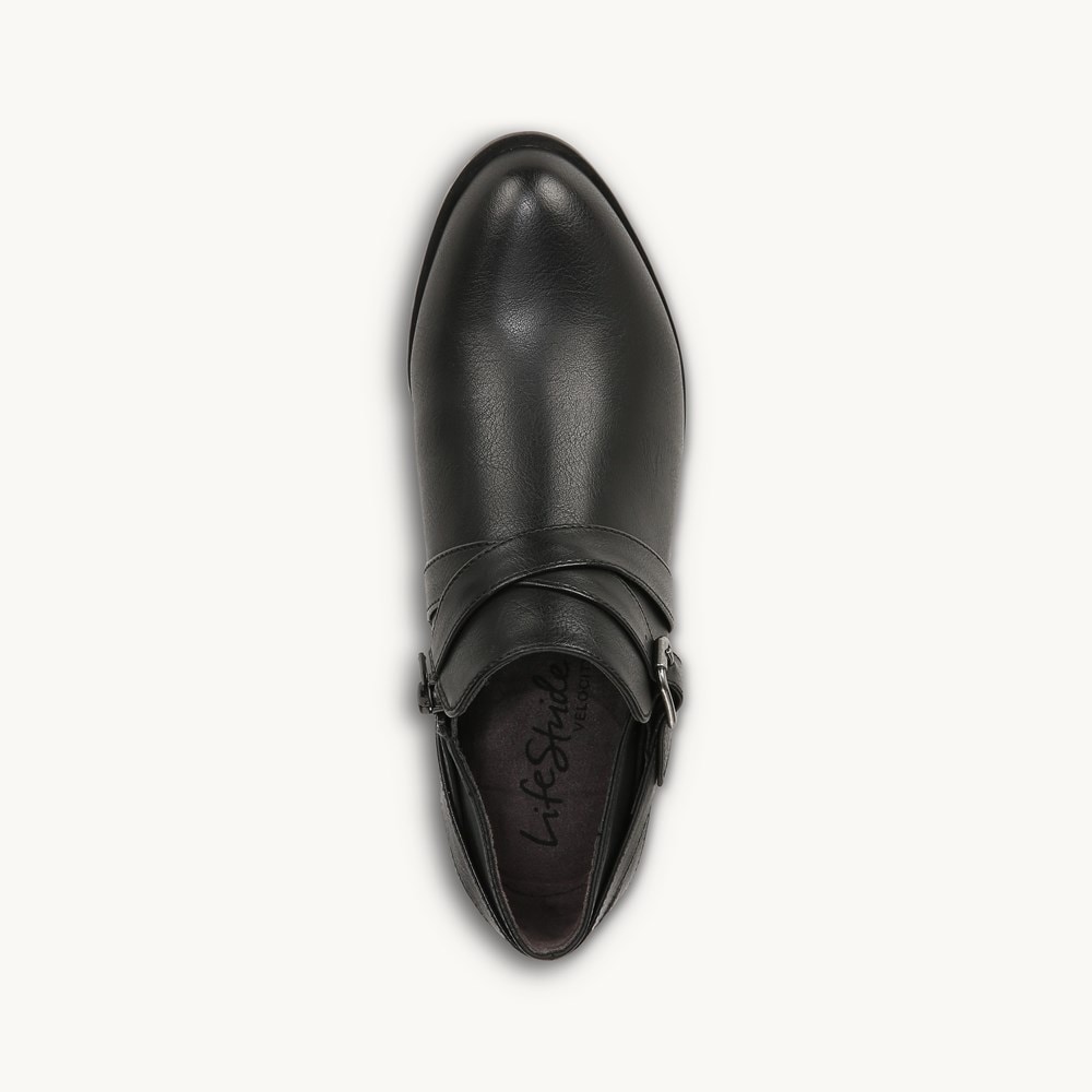 Womens black deals leather shooties