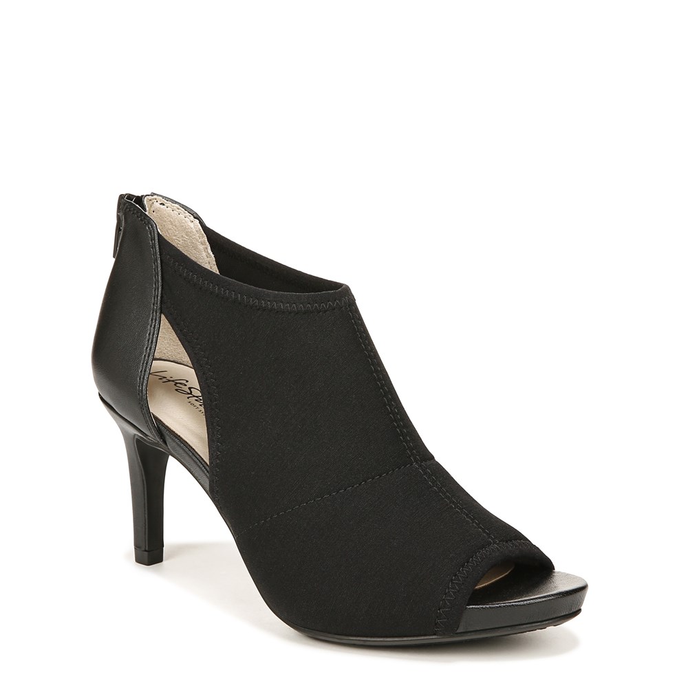 Lifestride peep on sale toe booties