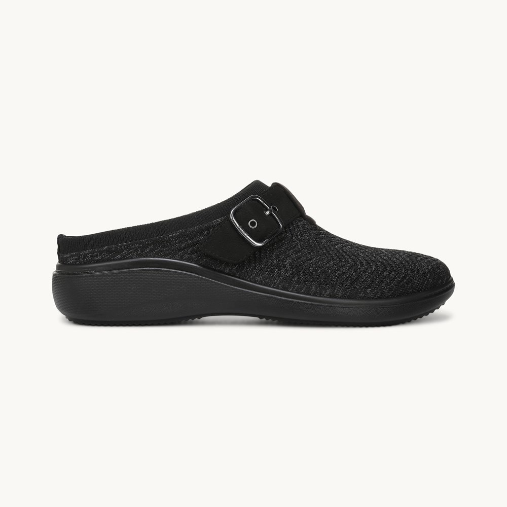 (取寄) ライフストライド レディース シューズ LifeStride women Balanceknit Mule/Clog Shoes Black Heather LifeStride Balance Knit Mule | Womens Flats
