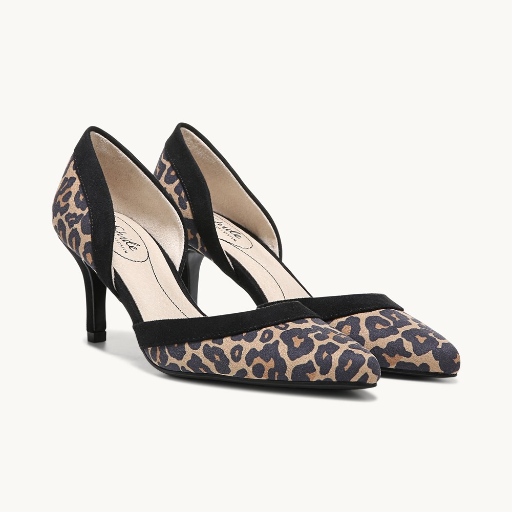 Lifestride on sale leopard pumps