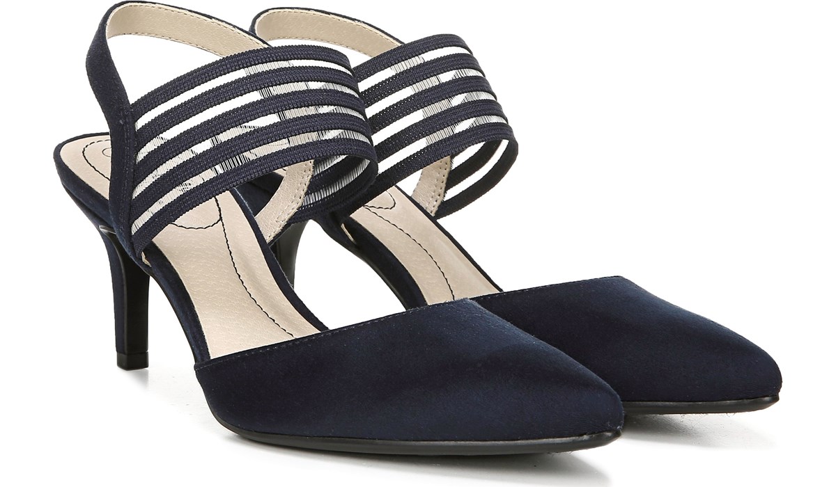 lifestride navy heels