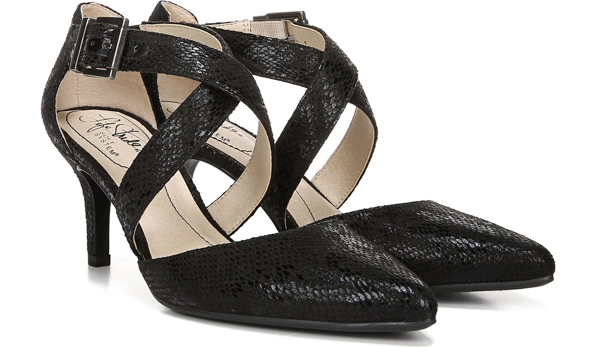 lifestride black heels