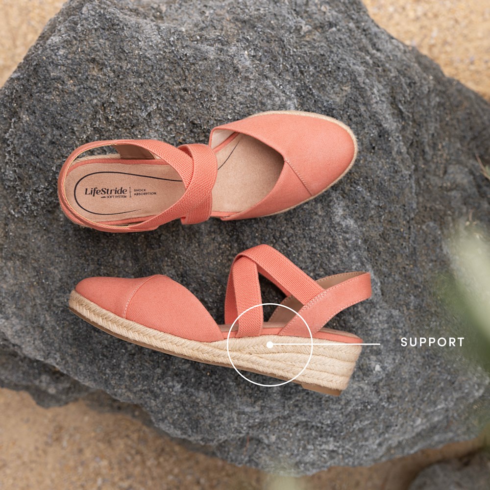 LifeStride Kimball Espadrille Wedge | Womens Heels