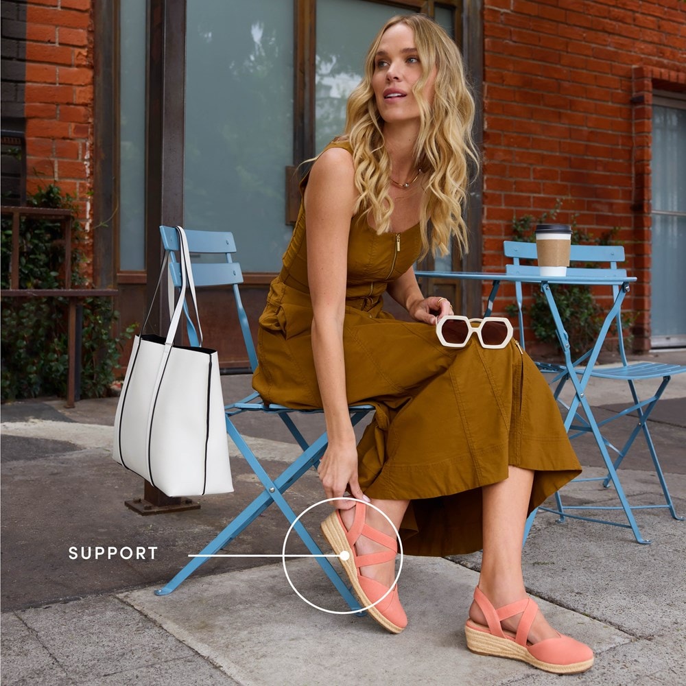 LifeStride Kimball Espadrille Wedge | Womens Heels