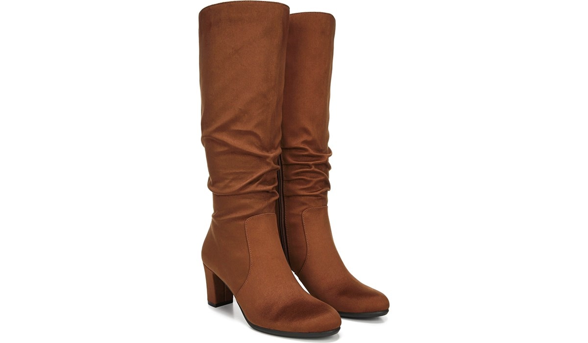 wide width slouch boots