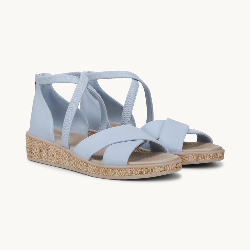 Bzees For LifeStride Shoes Bali Sand Wedge Sandal (Skyway Jersey Fabric) 9.5 M