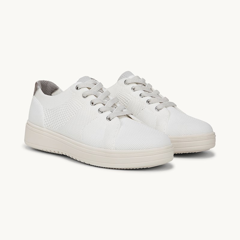 Bzees For LifeStride Vip Sneaker Shoes (Bright White Knit Fabric) 11.0 W