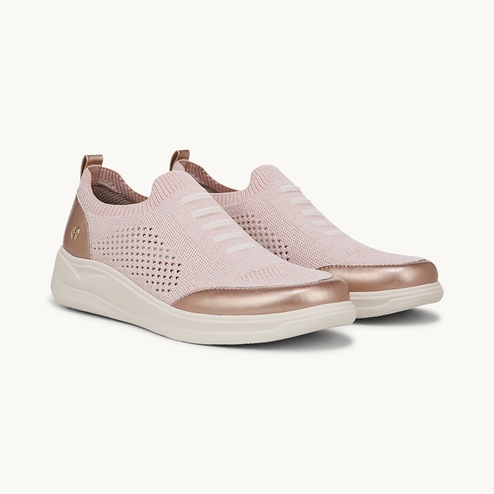 Life Stride Women's Emily Slip-On Sneakers - Comfortable Casual Canvas Shoes