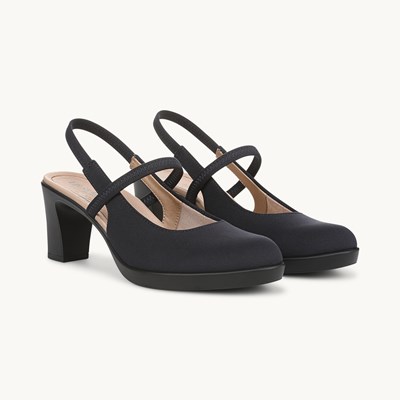 ★TOUT Y EST★ Essential Life Slingback BlueQP123ABG31 QP123 Jacquemus Les Duelo slingback pumps for Women - Black in UAE