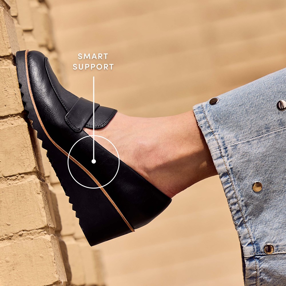 (取寄) ライフストライド レディース Zed 2 シューズ LifeStride women Zed 2 Loafer/Moc Shoes Black LifeStride Zed 2 Wedge Loafer | Womens Heels