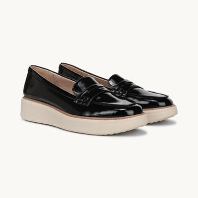 LifeStride Madison - Chaussures Basses Femme Confortables En Cuir Synthétique, Mocassins Élégants à Enfiler