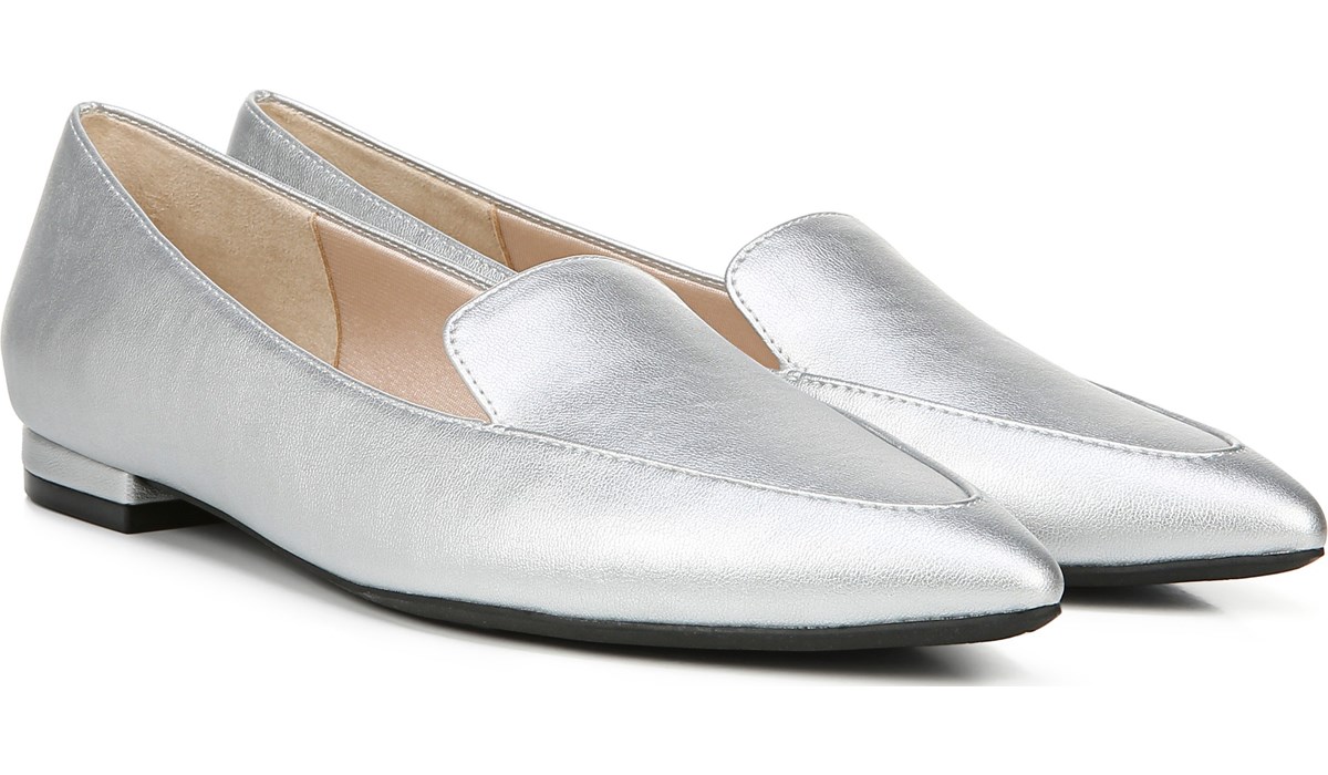 lifestride silver dress shoes