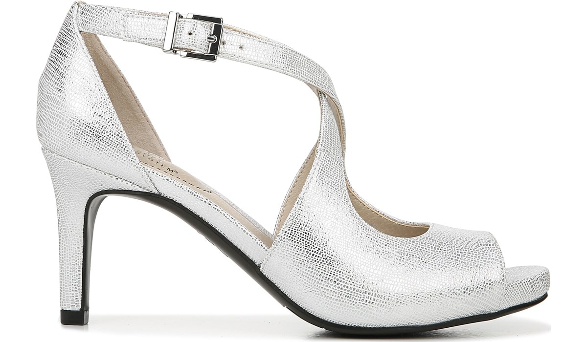 life stride silver sandals