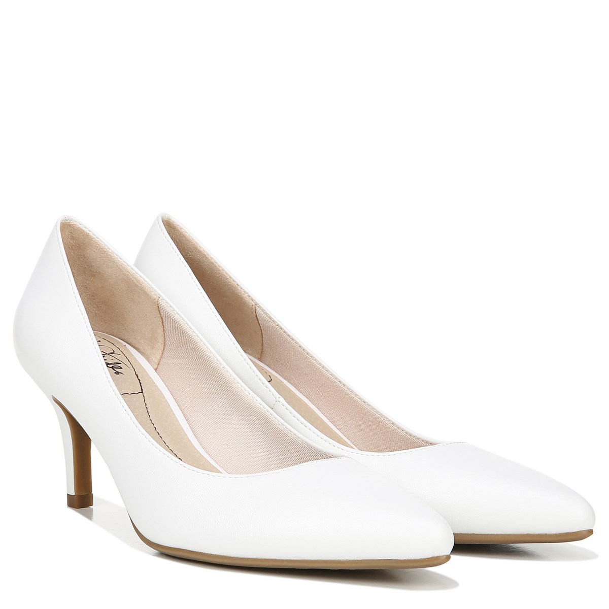 lifestride white heels