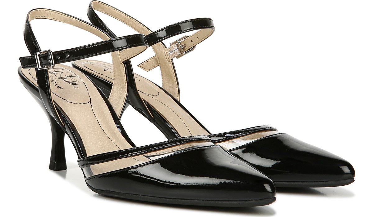 lifestride taupe pumps