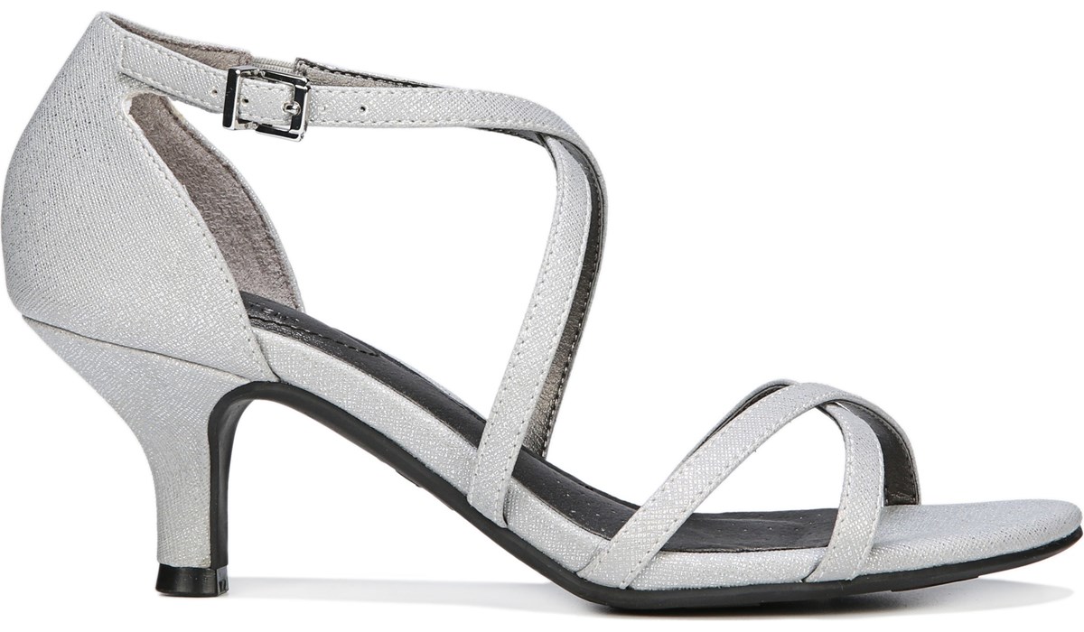 lifestride silver sandals