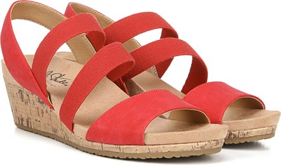 lifestride red sandals