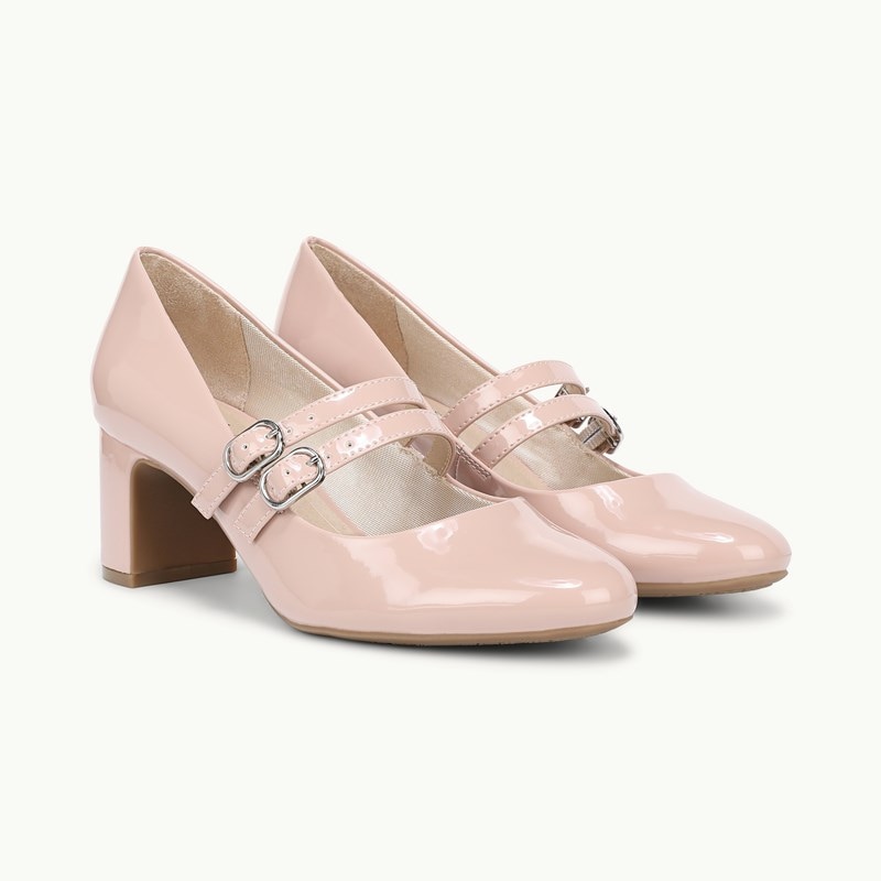 LifeStride True Mary Jane Pump Shoes (True Blush Patent Leather) Fabric 12.0 M