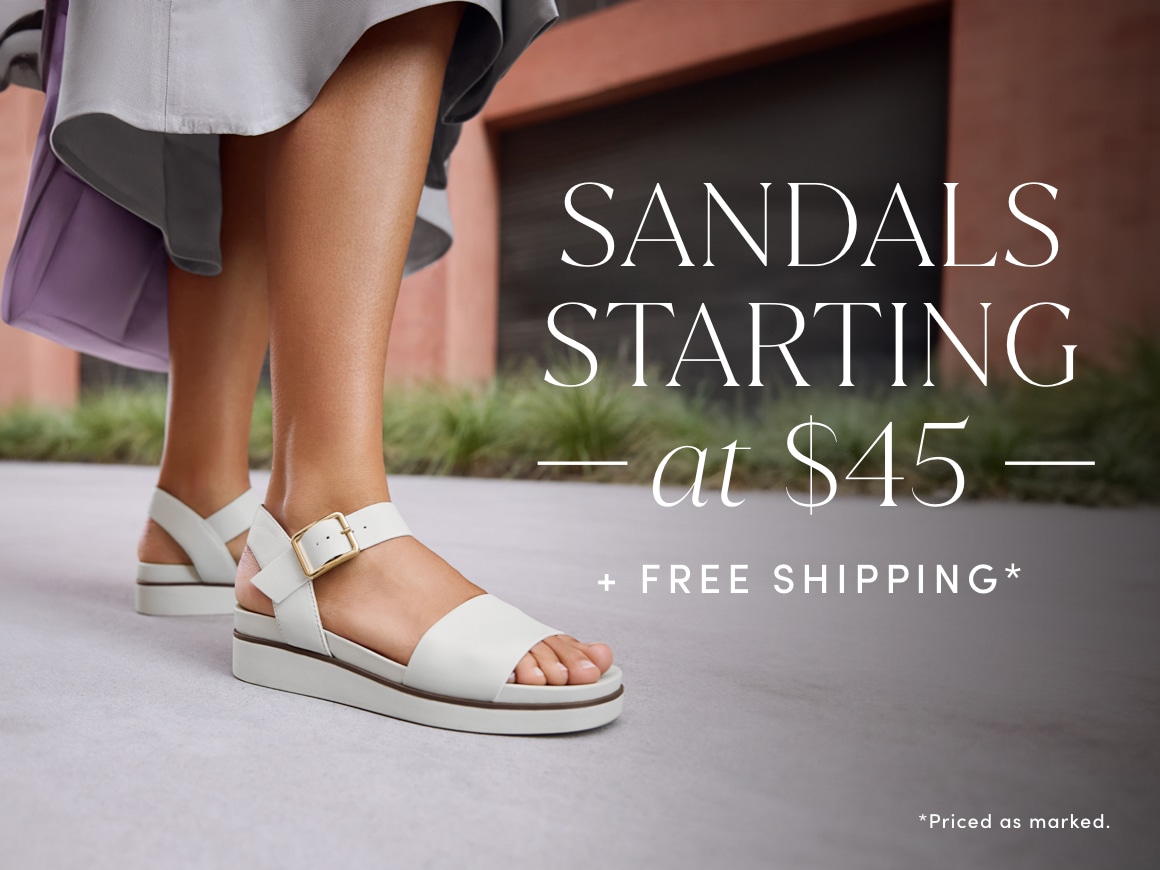 Sandals Starting at $45